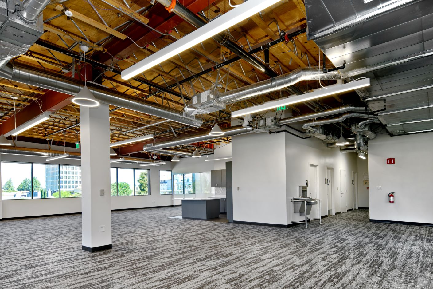 Inside the office space of 390 Lytton Ave