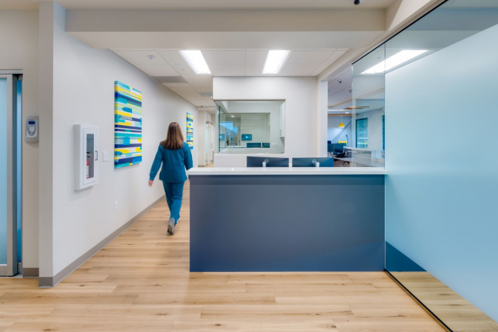 The reception desk at Dr. Solomon Pediatric Dentistry