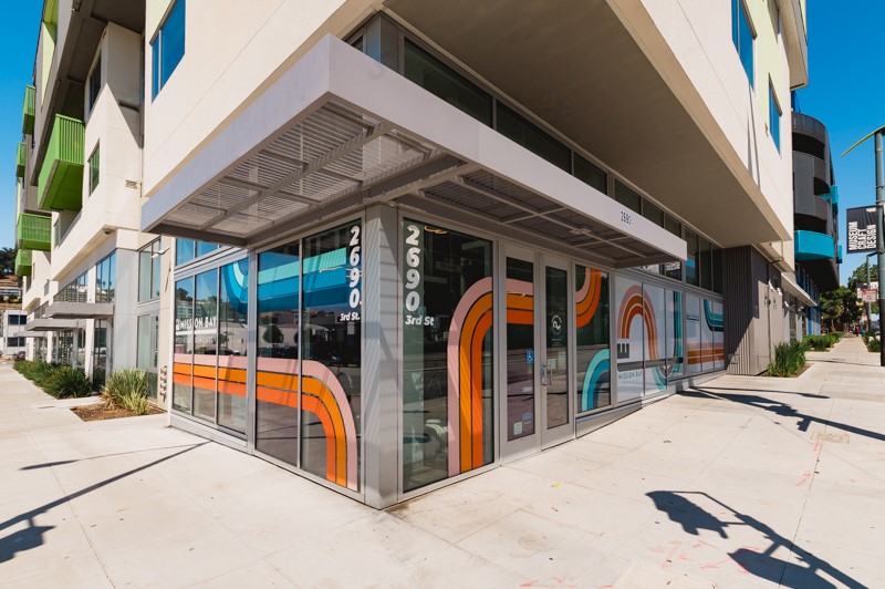 The front door of Mission Bay Pediatric Dentistry in San Francisco California